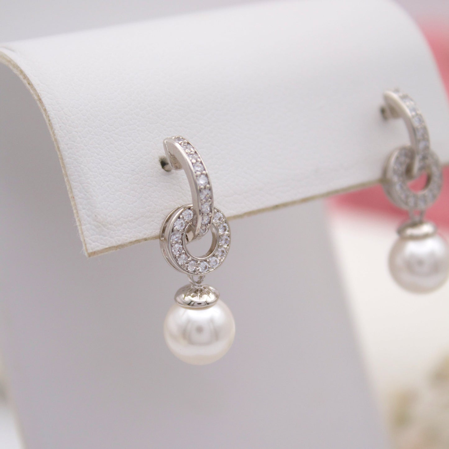 Eleanore Silver Huggie Earrings