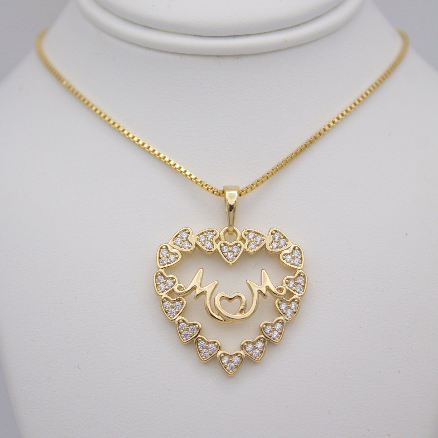 Mom Heart Necklace