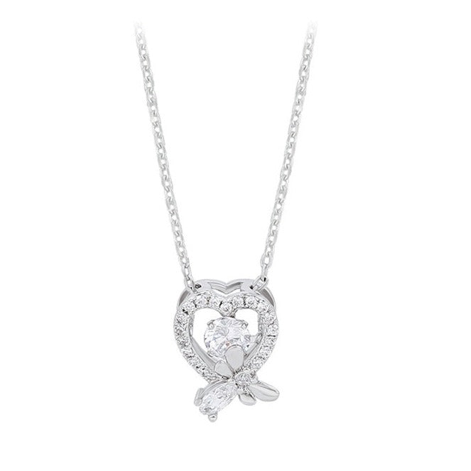 Grettelie Silver Heart Necklace