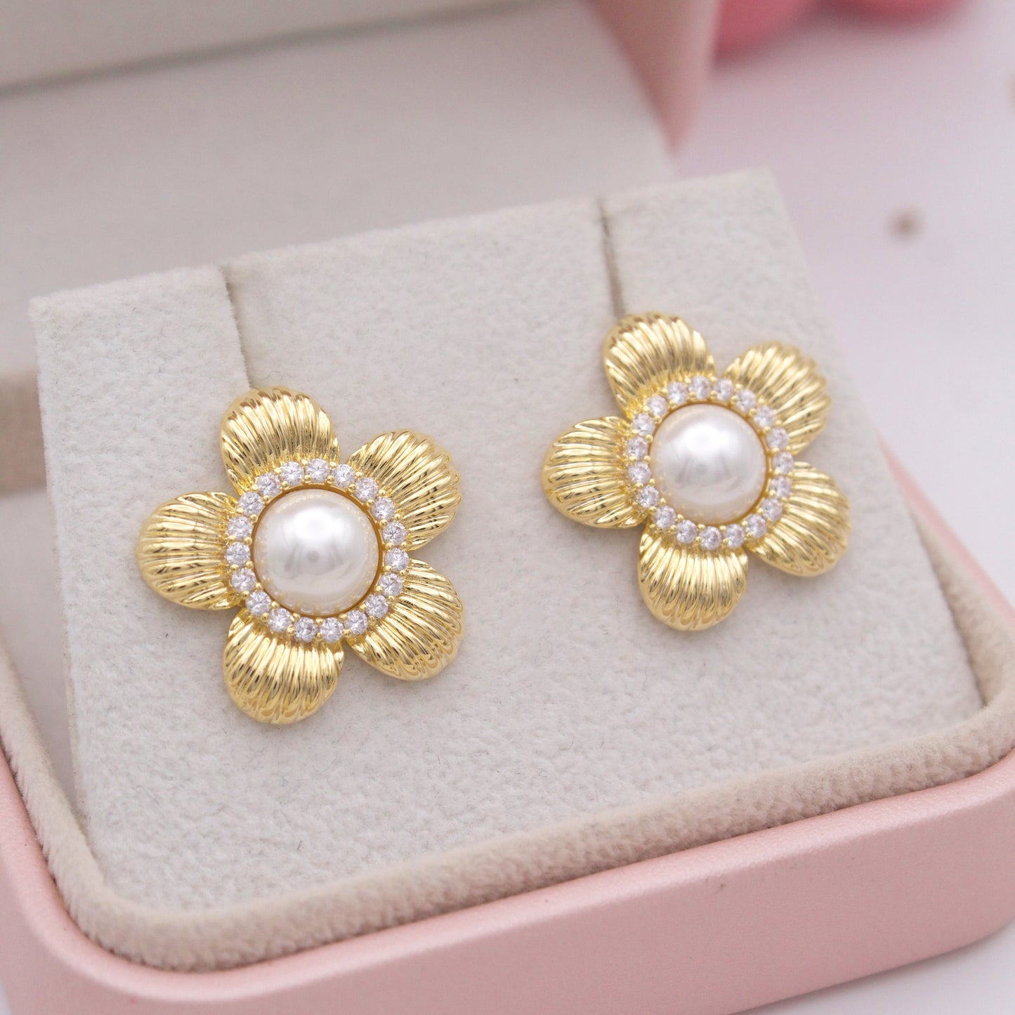 Wendy Flower Earrings