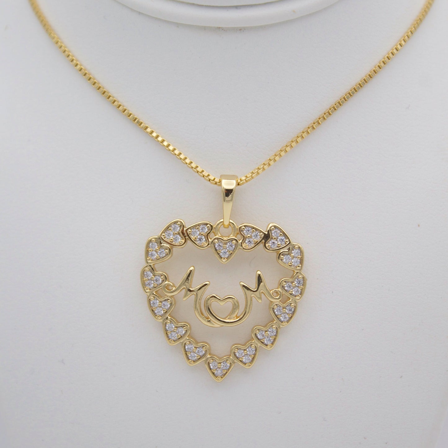 Mom Heart Necklace