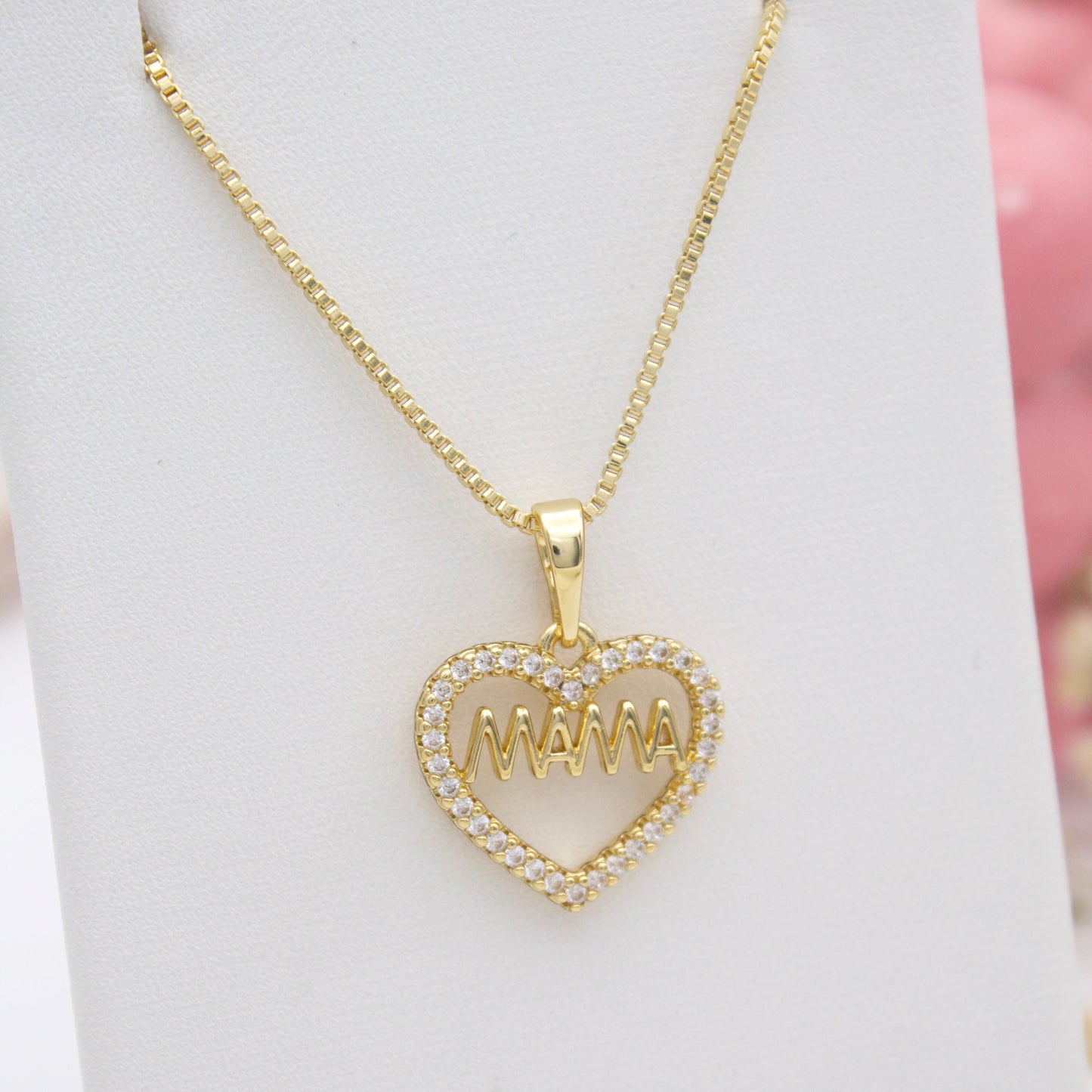 Mama Heart Necklace