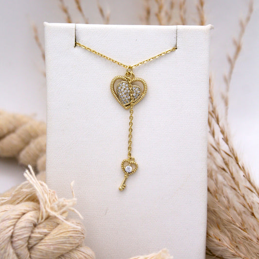 Lock Heart Necklace