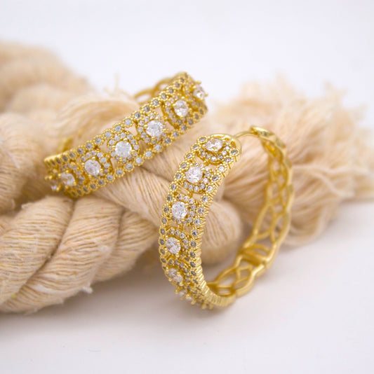 Stella Hoop Earrings