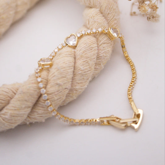 Leyla Heart Bracelet