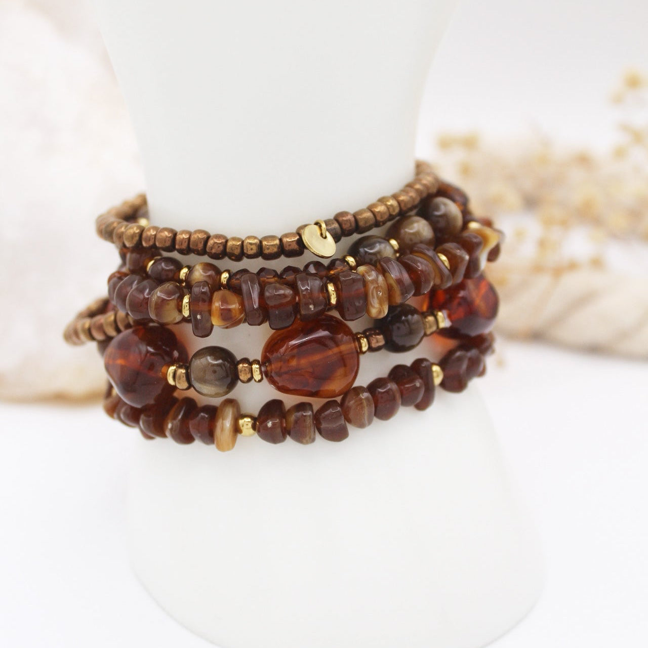 Leticia Bracelets - Cafe