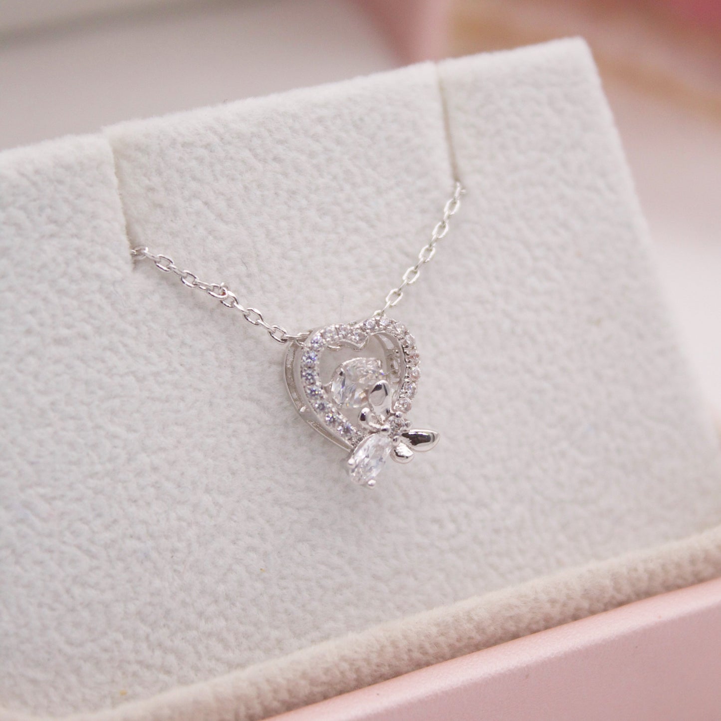 Grettelie Silver Heart Necklace