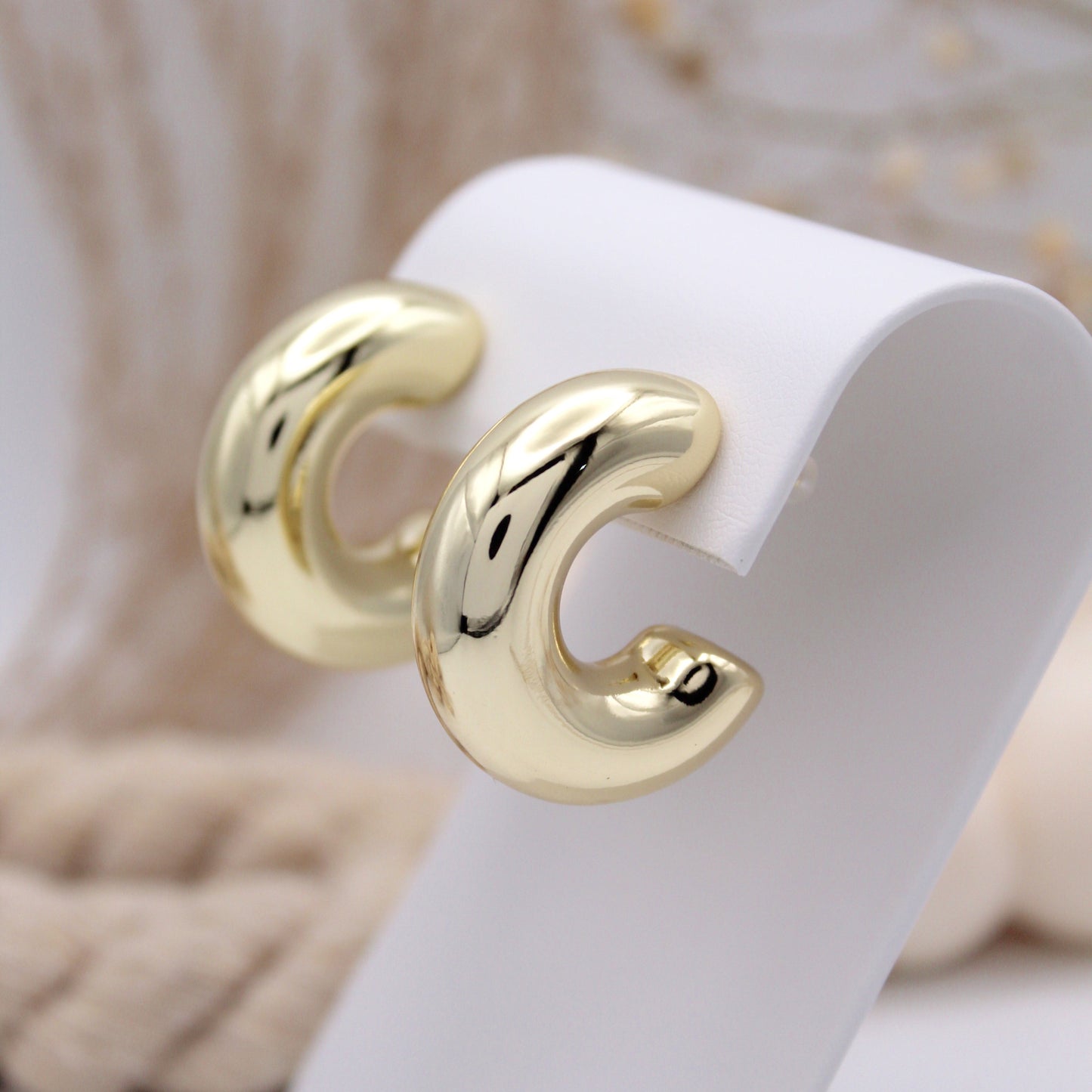 Harriet Chunky Hoop Earrings