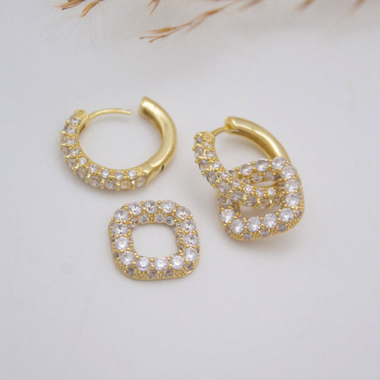 Carmelina Huggie Earrings
