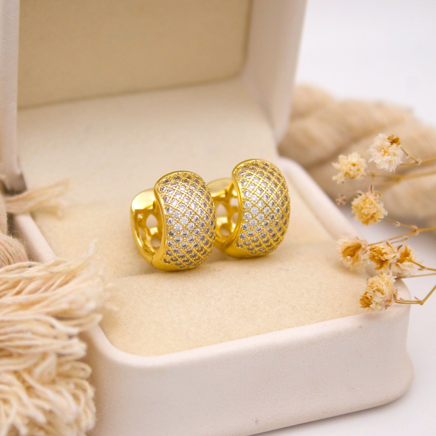 Giulia Huggie Earrings