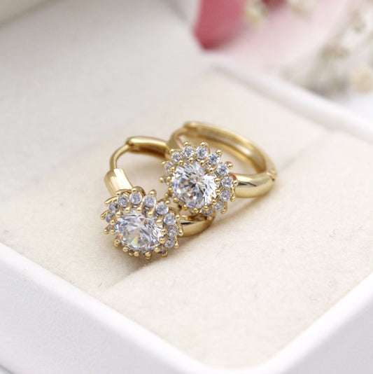 Stephie Huggie Earrings