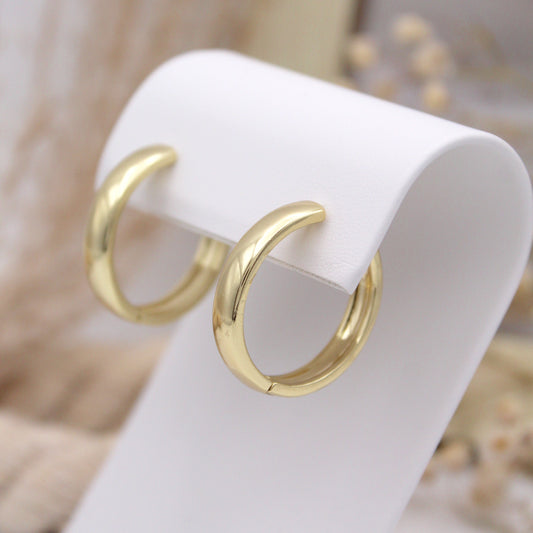 Evany Hoop Earrings - Big