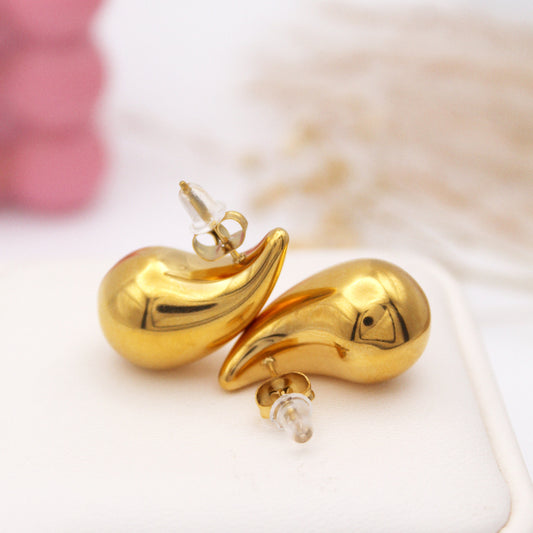 Saveria Gold Drop Earrings