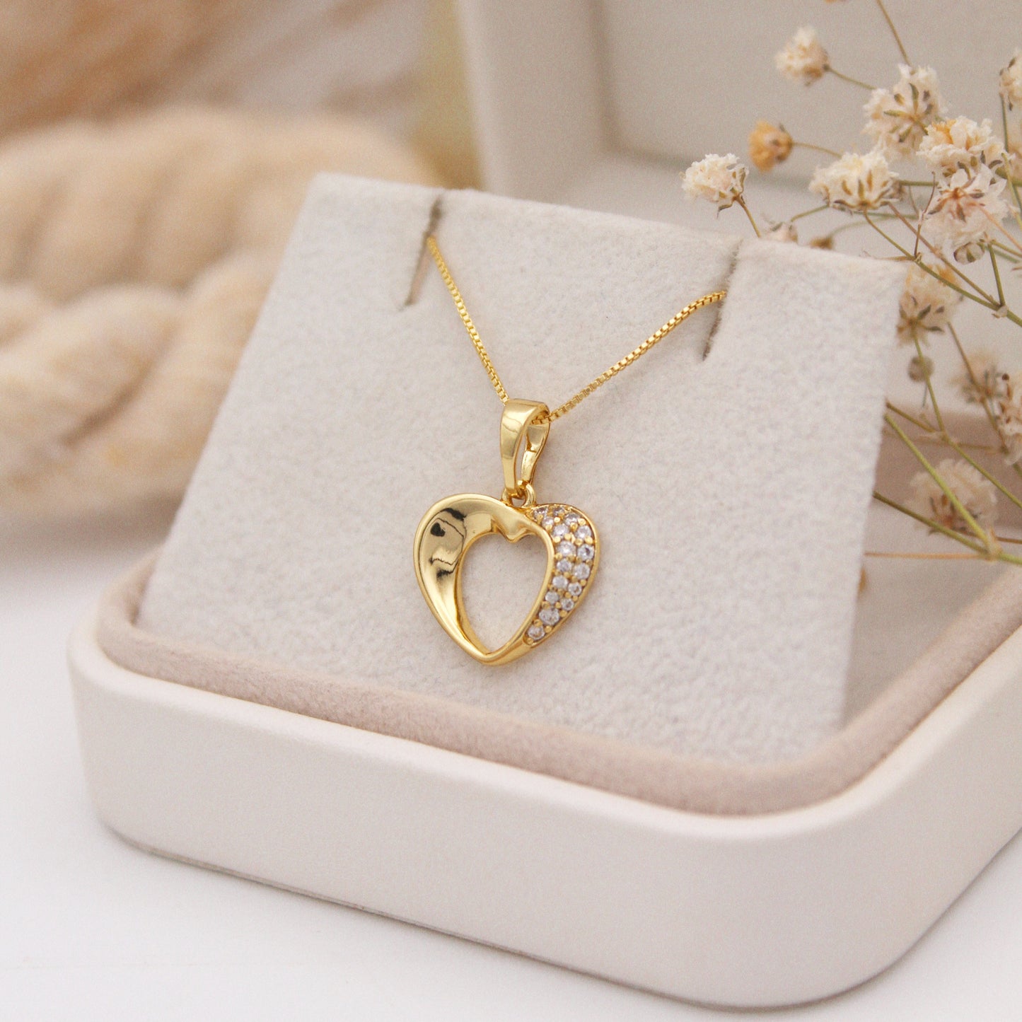 Sandra Heart Necklace