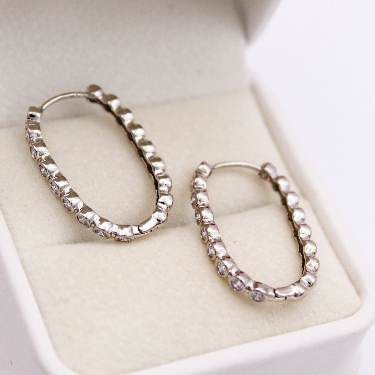 Kelaya Silver Hoop Earrings