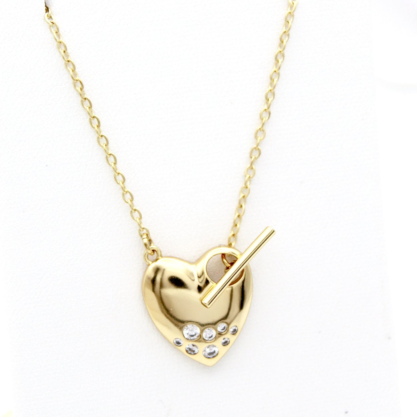Crisbel Heart Gold Necklace
