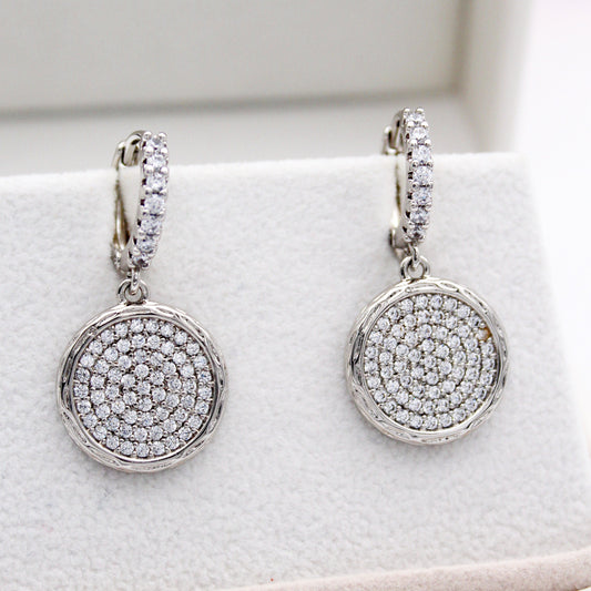 Bernie Silver Huggie Earrings