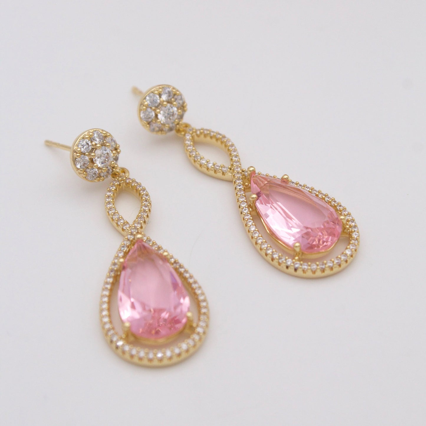 Kaori Pink Stud Earrings