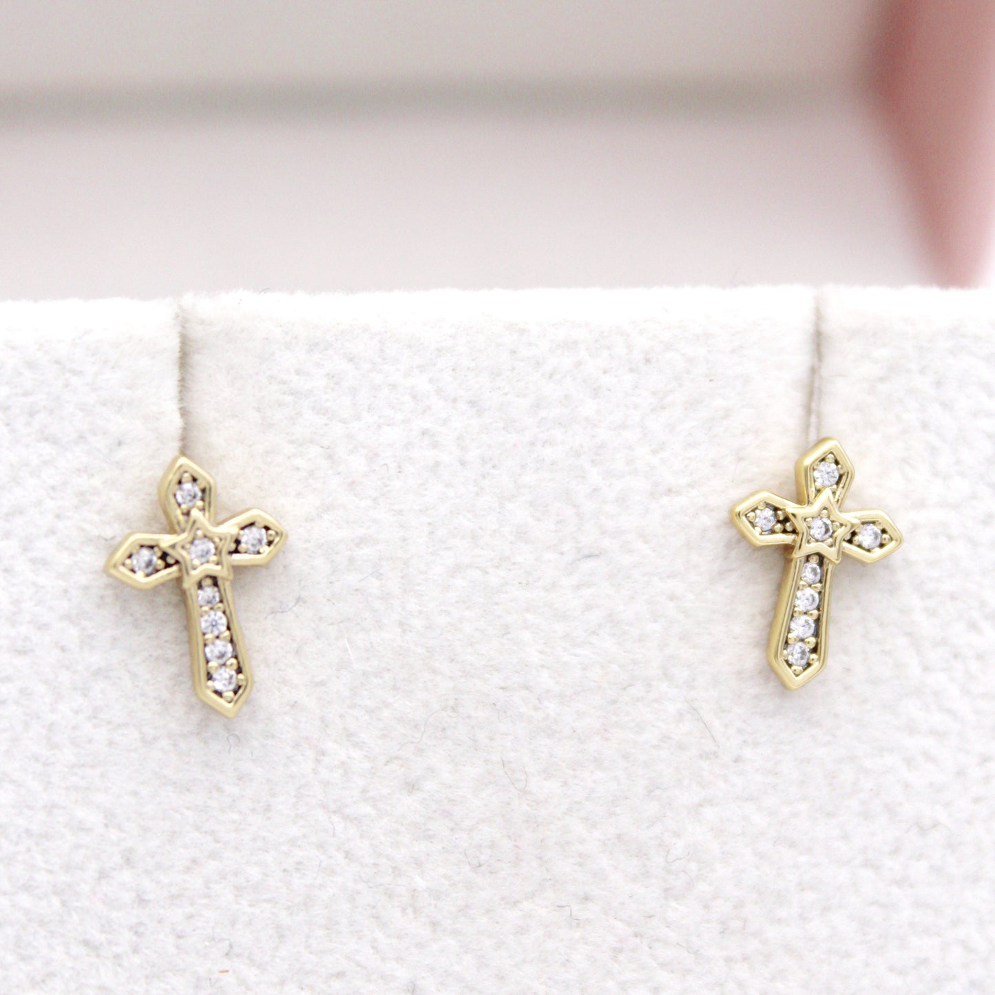 Cirie Cross Stud Earrings