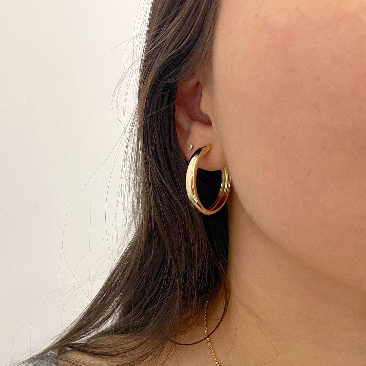 Evany Hoop Earrings - Big