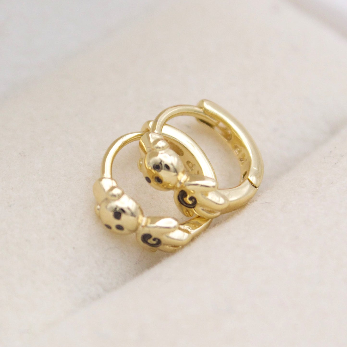 Gibby Bear Huggie Earrings