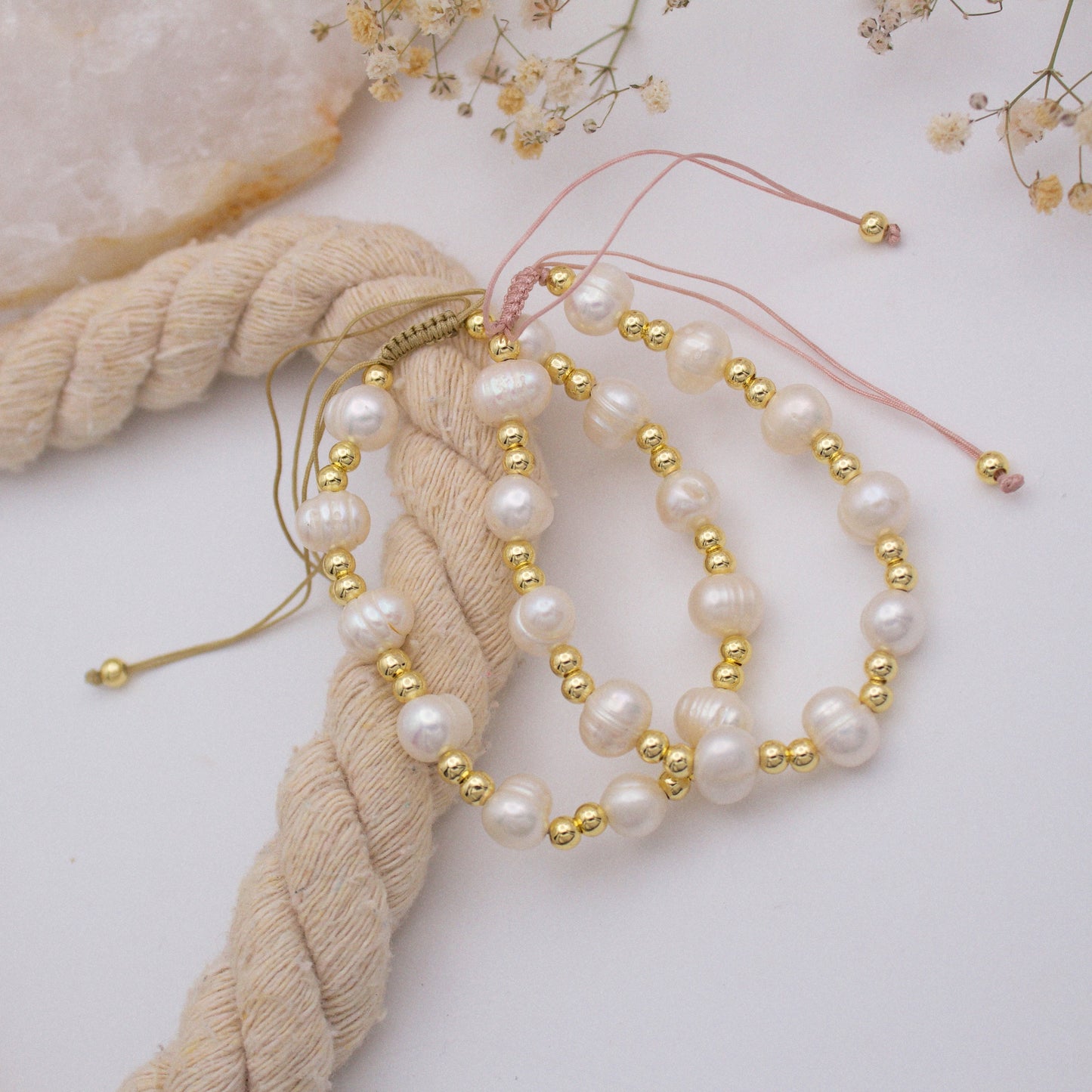 Lacey Pearl Bracelet