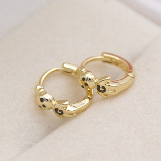 Gibby Bear Huggie Earrings