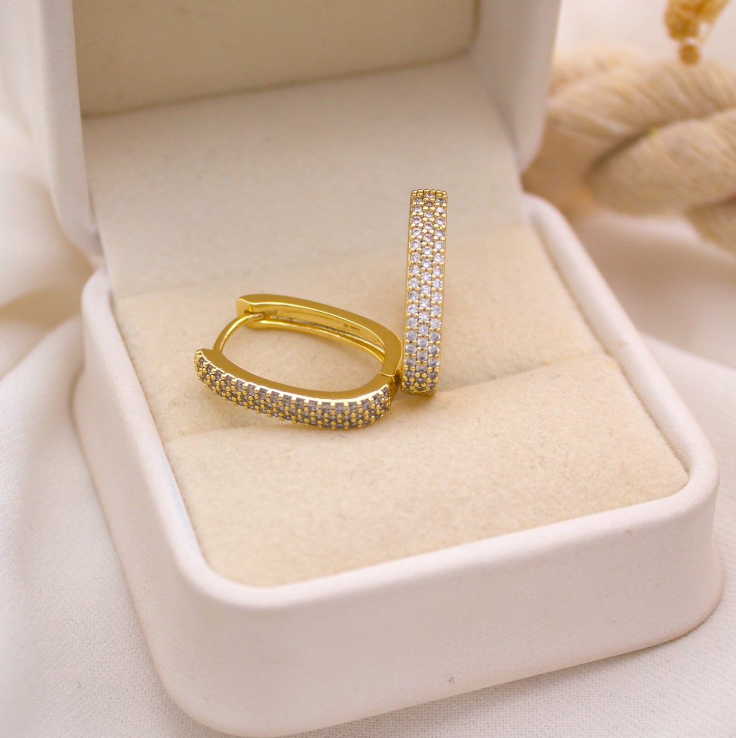 Deanna Huggie Earrings