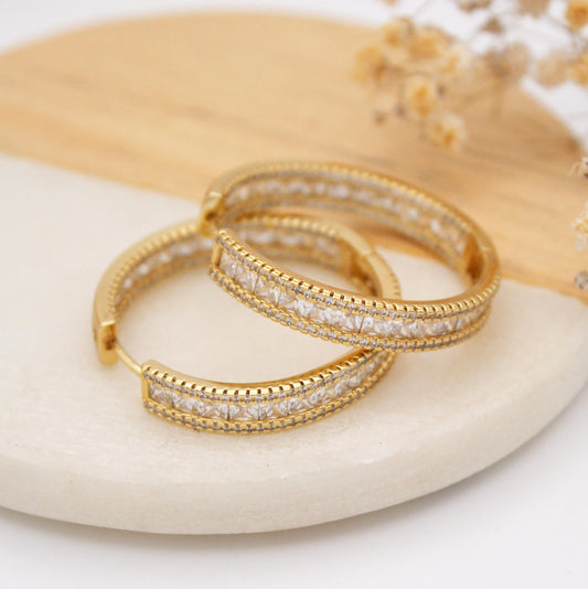 Demitra Hoop Earrings