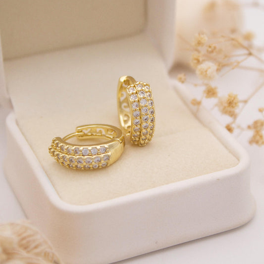 Elodiana Huggie Earrings