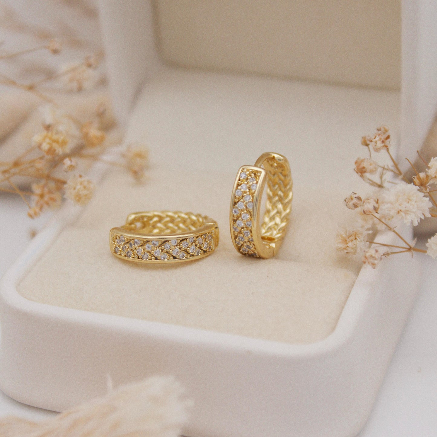 Filenna Huggie Earrings