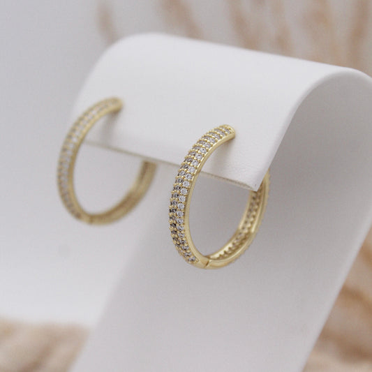 Delya Hoop Earrings