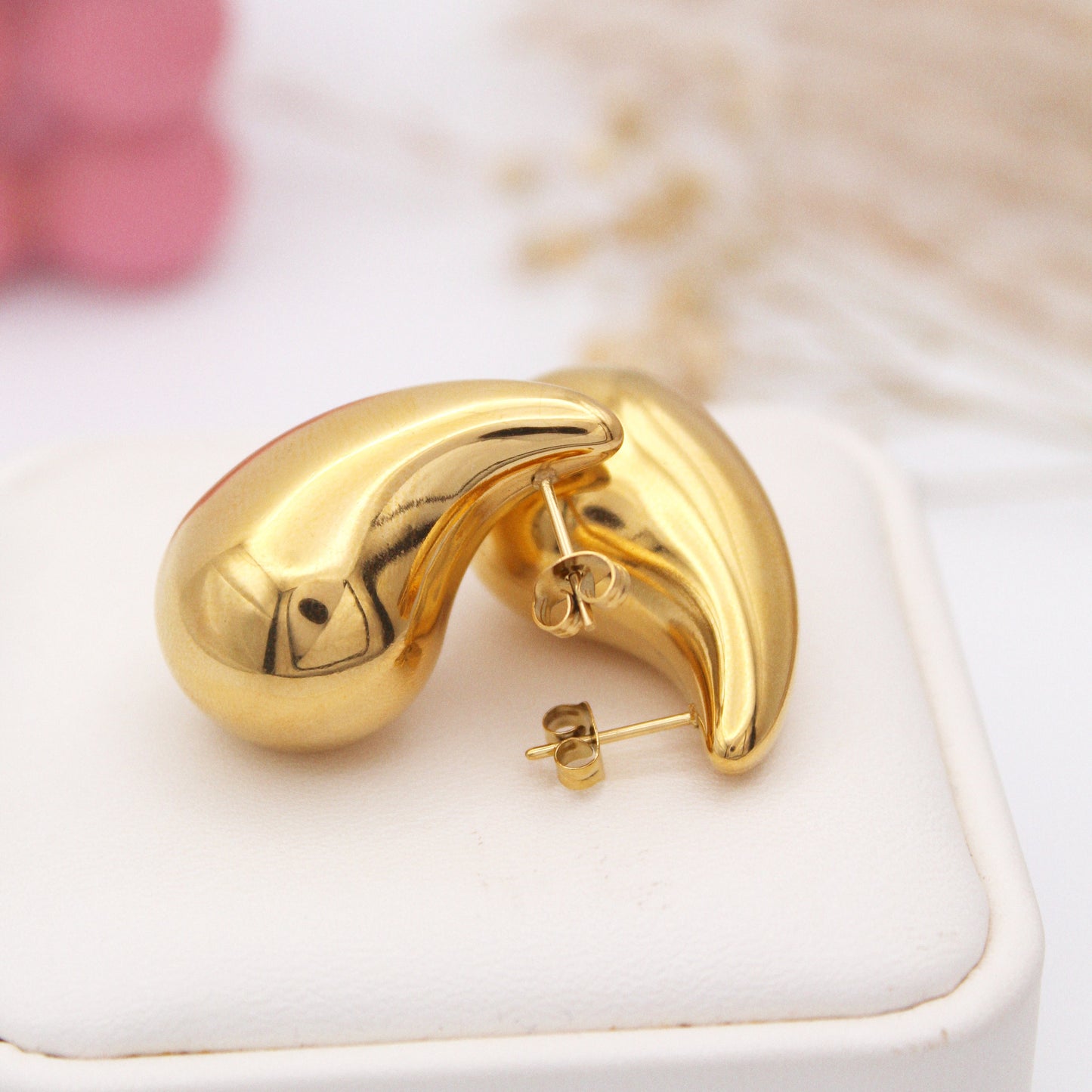 Saveria Gold Drop Earrings