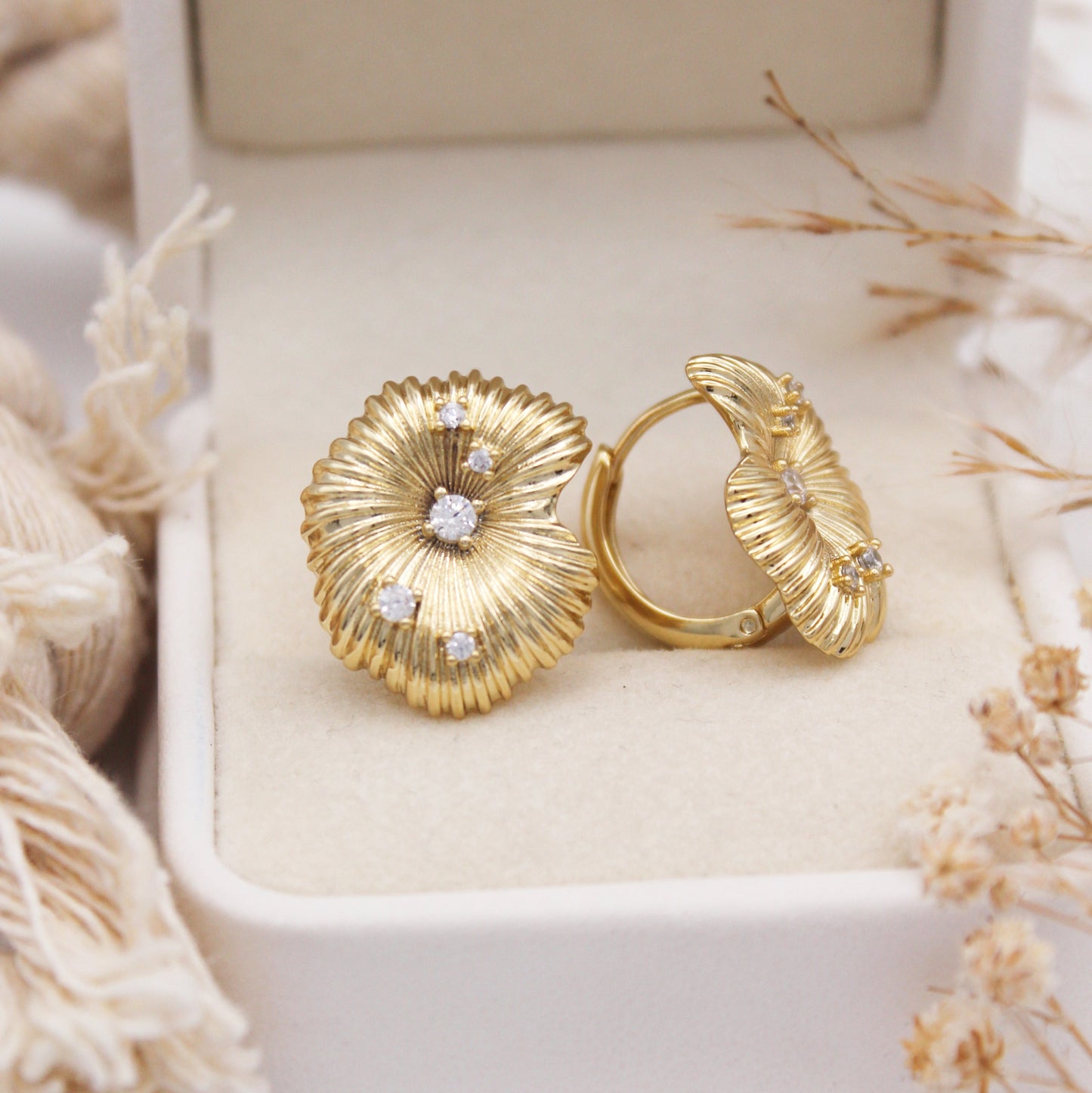 Aurelia Huggie Earrings