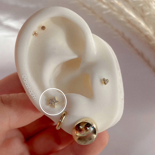 Mini Star Piercing Earrings