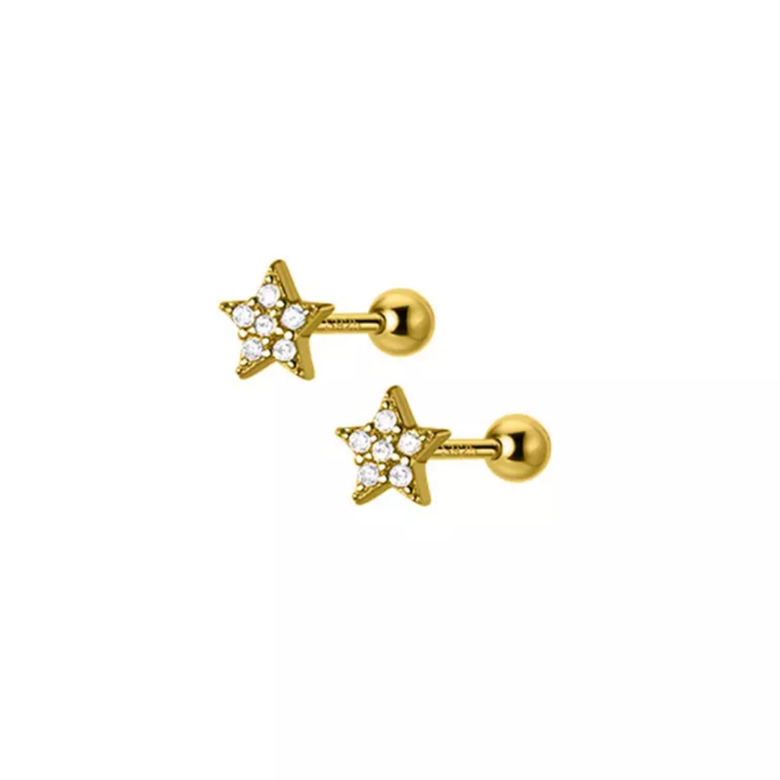 Mini Star Piercing Earrings
