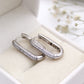 Fiamme Silver Huggie Earrings