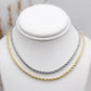 May Gold Rope 45cm Necklace