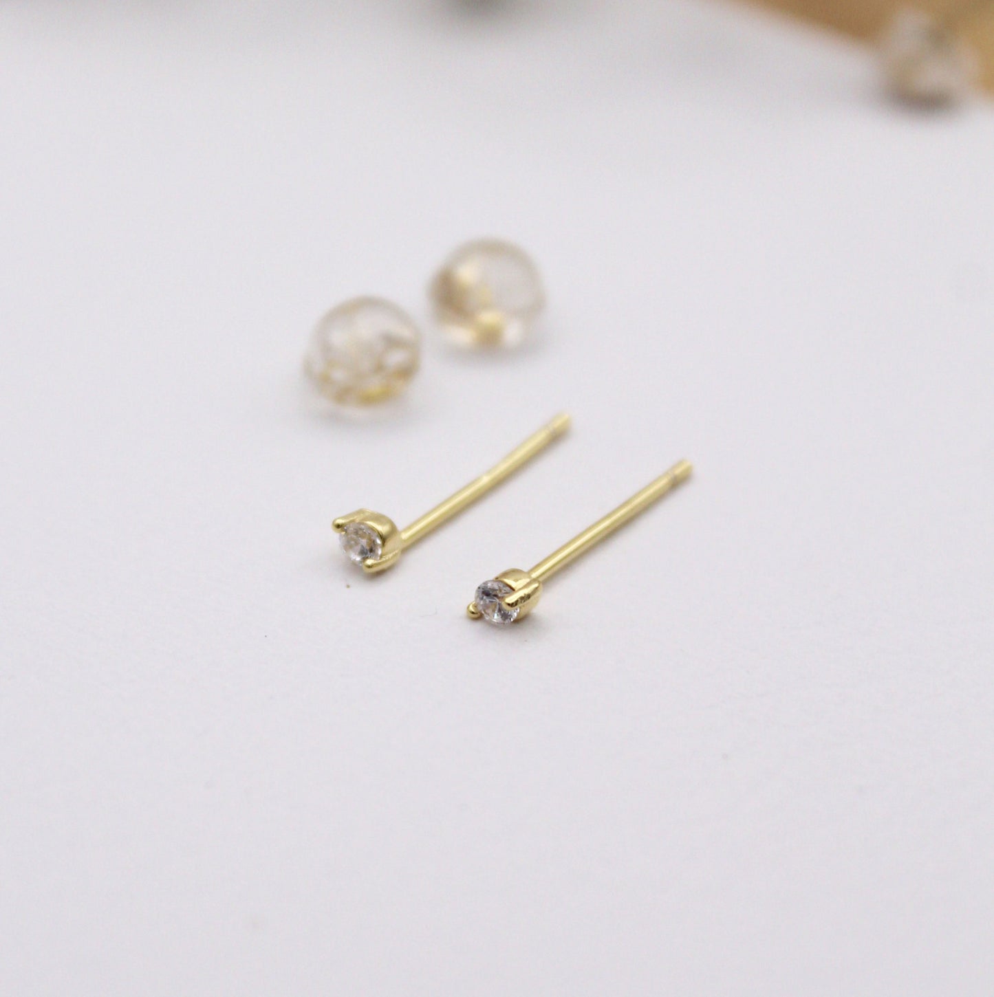 Intie Gold Stud Earrings