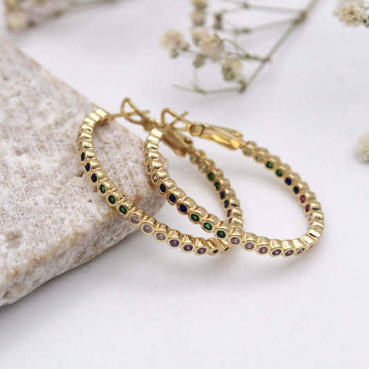 Claudina Hoop Earrings