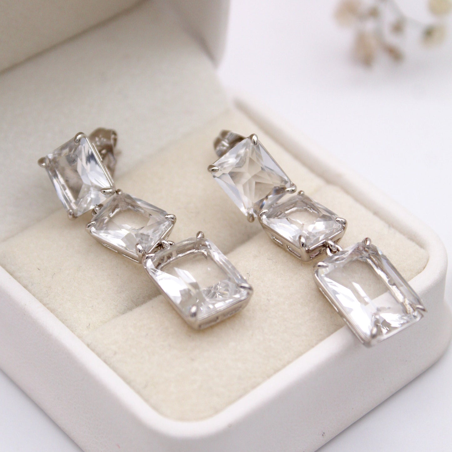 Kenia Silver Stud Earrings