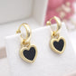 Nadeleine Heart Huggie Earrings