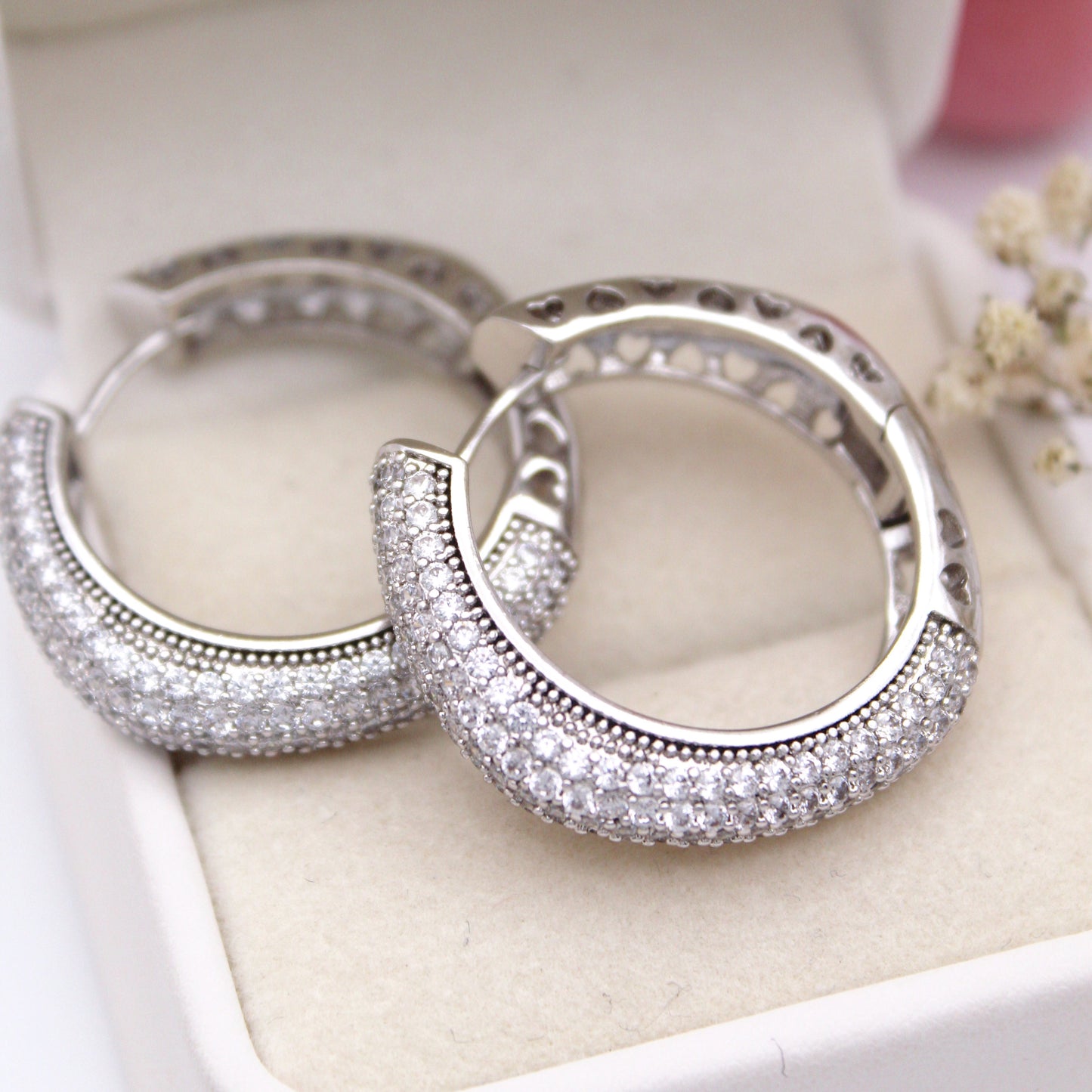 Ivelisse Silver Hoop Earrings