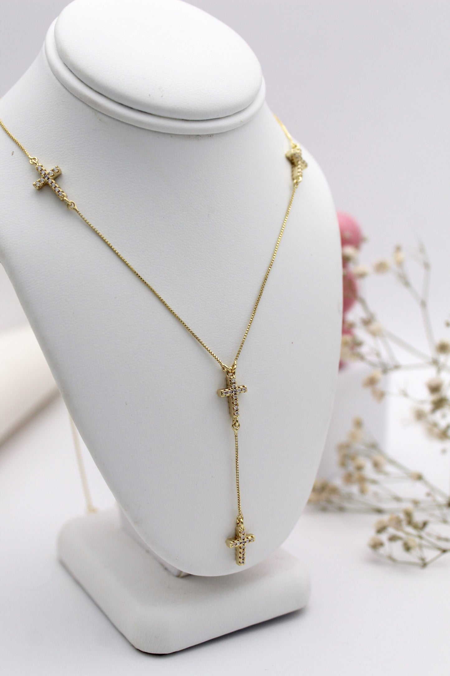 Inmaculada Cross Necklace