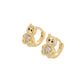 Teddy Bear Huggie Earrings