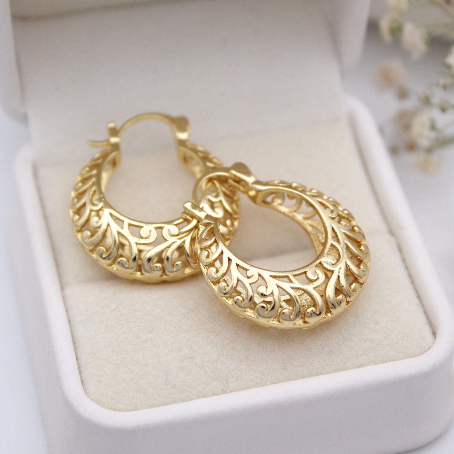 Magdalena Hoop Earrings