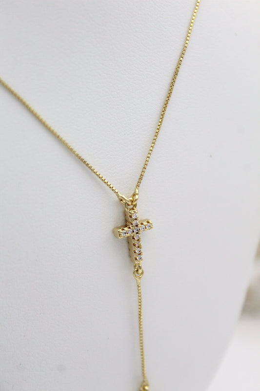 Inmaculada Cross Necklace