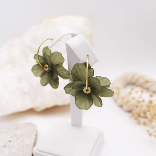 Lilith Stud Earrings - Verde