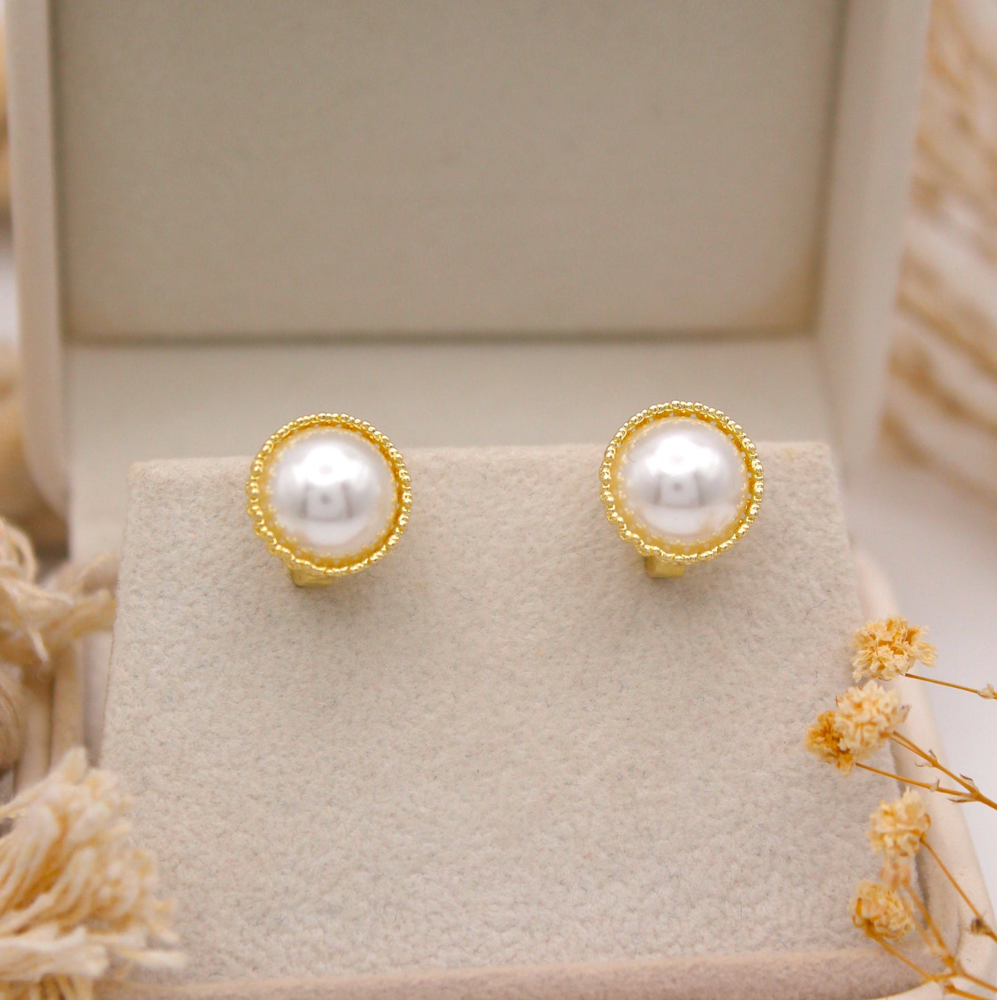 Willa Pearl Huggie Earrings