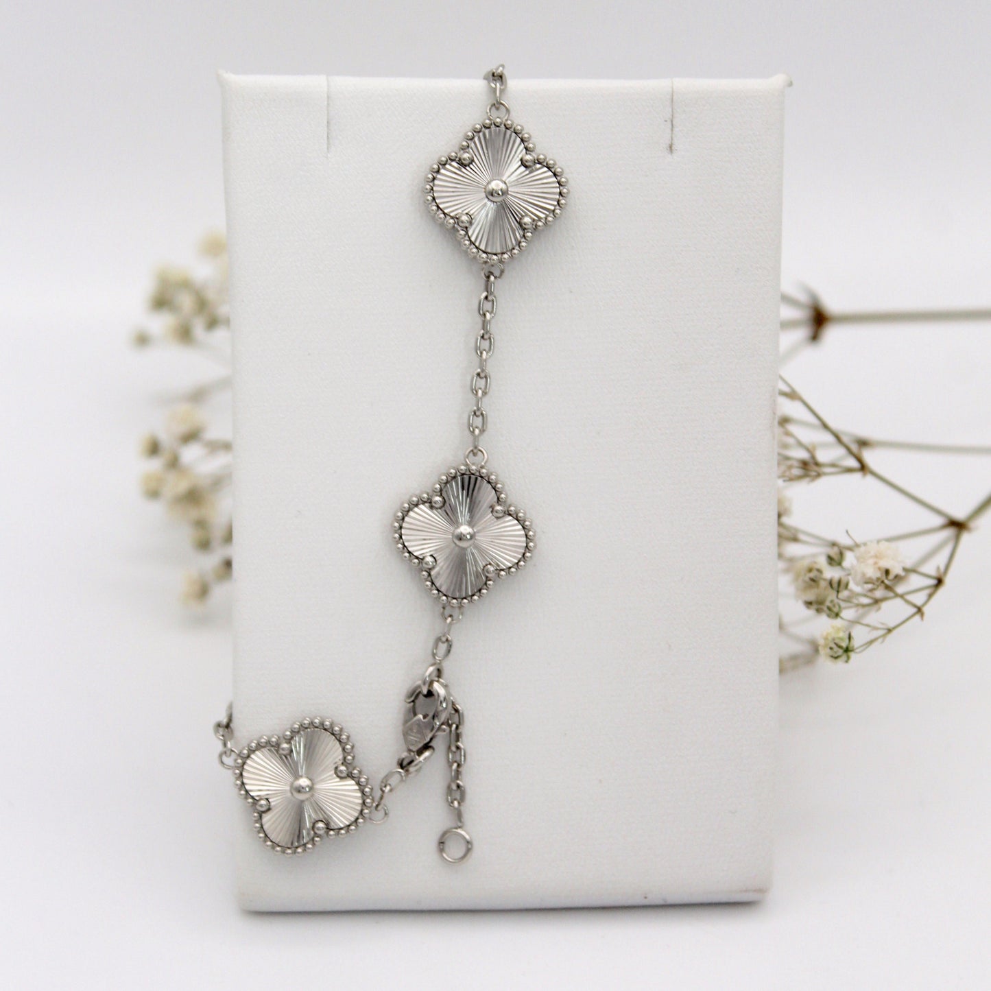 Clover Silver Bracelet